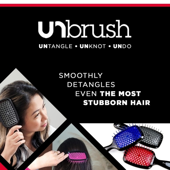 FHI HEAT UNbrush Wet & Dry Vented Detangling Hair Brush NIB THE TikTok BRUSH - Picture 6 of 6